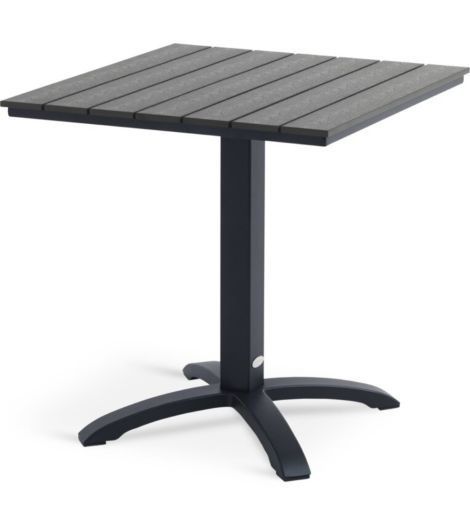 طاولة بيسترو HOBRO - عرض70 × طول 70 سم، أسود