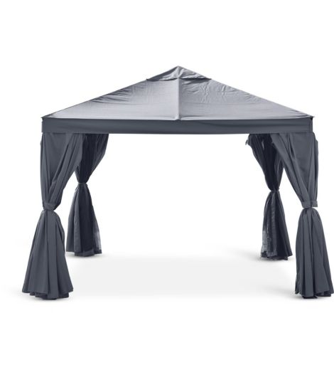 مظلة جازيبو NORDMARKA - عرض 3 × طول 3 × ارتفاع 2.78م، رمادي