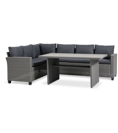 طقم جلوس AGERMOSE لعدد 6 أفراد، رمادي