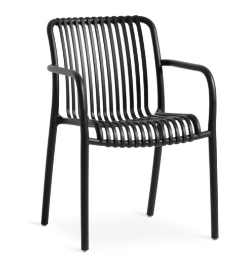 كرسي NABBEN قابل للتكديس - أسود