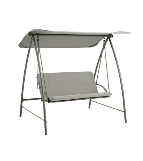 كرسي متأرجح LYSNET - عرض180 × ارتفاع 176 × عمق 133 سم، أخضر داكن