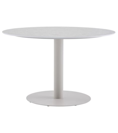 طاولة حدائق VAMDRUP - قطر 120 سم، بيج