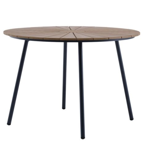 طاولة حدائق RANGSTRUP - قطر 110، بيج/أسود