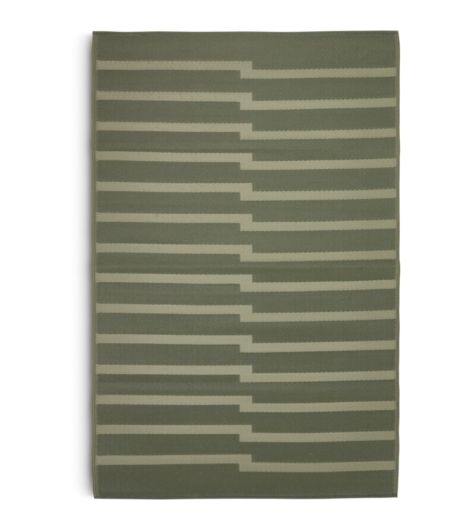 سجادة BROKKURT - مقاس 120×180 سم، أخضر