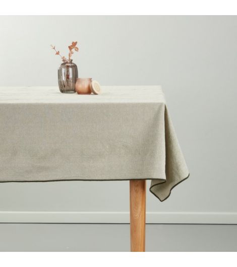 مفرش طاولة BLINDURT - مقاس 140×240 سم، أخضر داكن