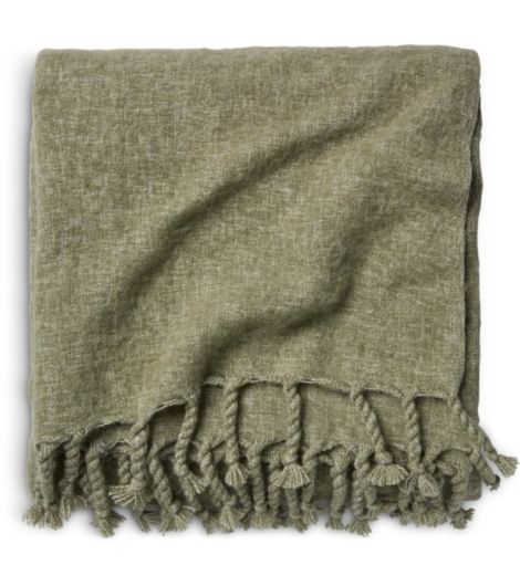 بطانية خفيفة REINFANN من خليط صوف - مقاس 130×170 سم، أخضر