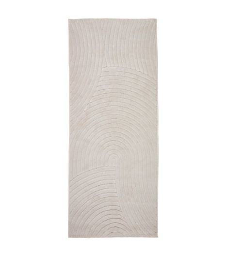 سجادة SANDFIOL - مقاس 80×200 سم، أبيض كريمي