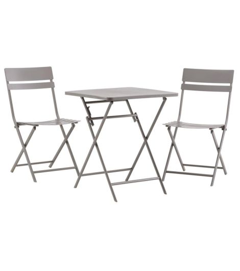 طقم بيسترو ABORG - عرض 60 × طول 60 سم، أصفر رملي داكن