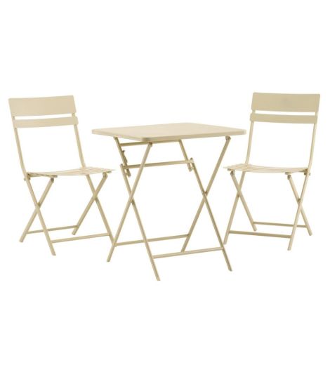 طقم بيسترو ABORG - عرض 60 × طول 60 سم، أصفر