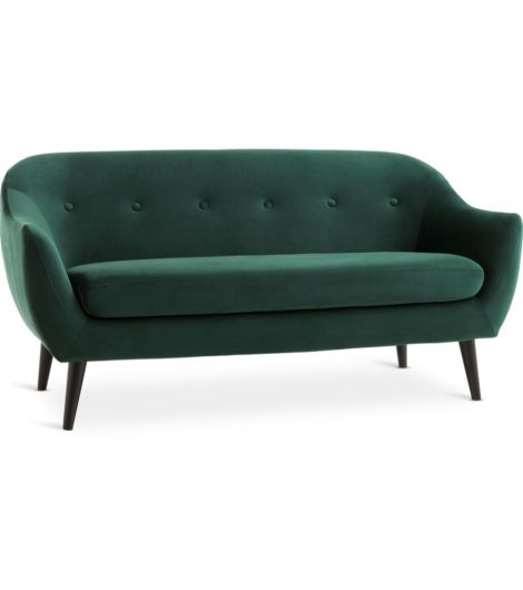 Sofa EGEDAL 2.5-seater green velvet