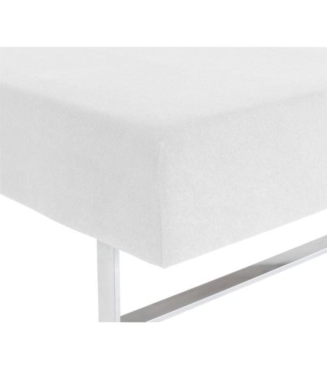 Terry Fitted sheet TINDRA 140/150x200x30 white