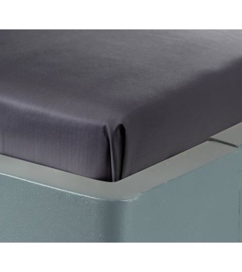 Sateen Flat sheet SANDRA 150x250 grey