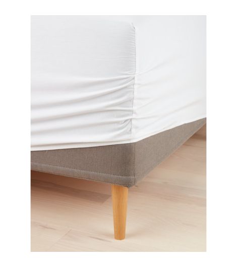 Fitted sheet VIVIAN 140x200x35 white