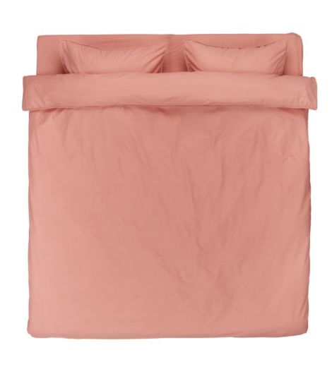 طقم غطاء لحاف مع شرشف DAISY - مقاس 200×220 - وردي شاحب