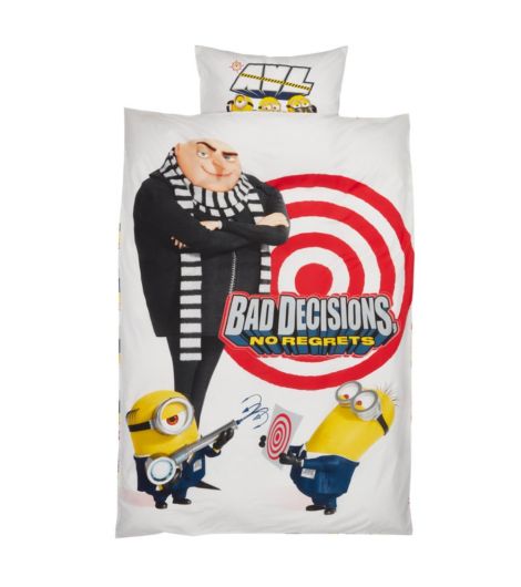 Duvet cover set MINIONS 140x200 white