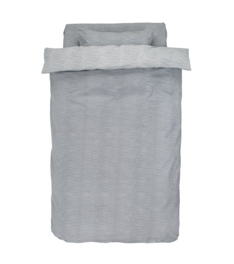 Seersucker duvet cover set with sheet LOLA 140x200