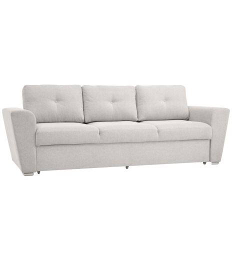 صوفا سرير VEJLBY ثلاثية المقاعد - نسيج أصفر رملي فاتح