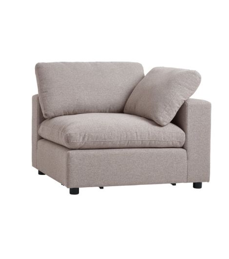 Sofa module LYBY corner/end sand fabric