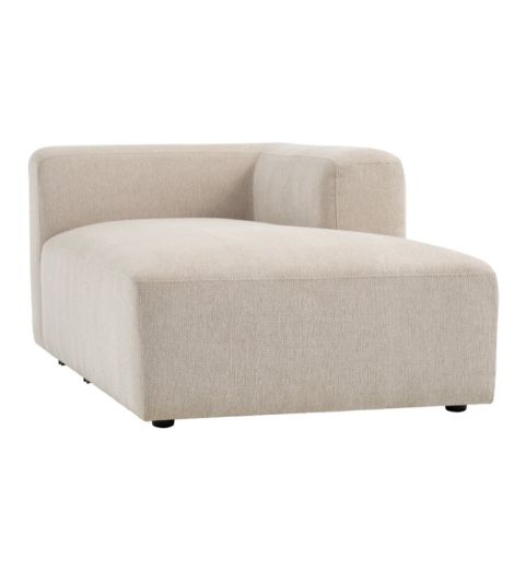 Sofa module SKEJBY chaise longue right sand fabric