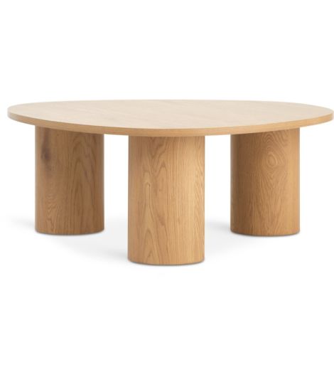 طاولة قهوة RAVNSBJERG - مقاس 90×90، بلوط طبيعي