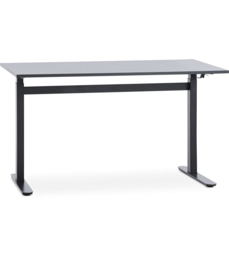 Gas standing desk LUNDTOFT 70x130 black