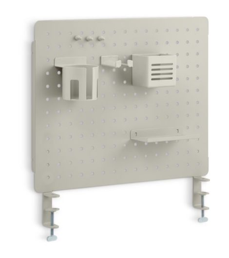 لوح تعليق مكتبي FUNDER - مقاس 52×42، مع ملحقات، بيج