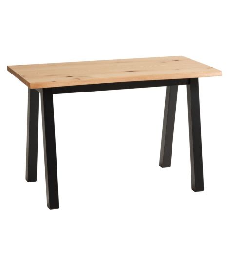 Desk SKOVLUNDE 60x120 natural oak/black