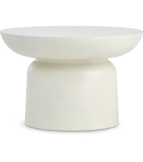 Coffee table LYDUM 60 grey/beige fibre cement