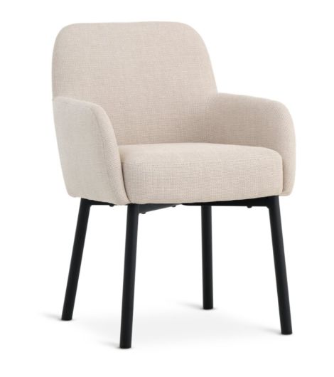 كرسي طعام SOTTRUP، نسيج بيج/أسود