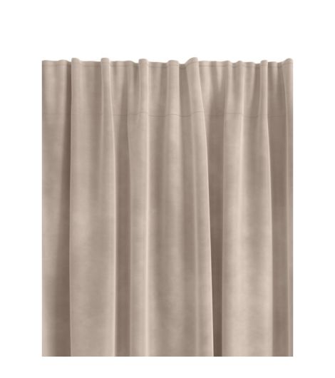 ستارة AUSTRA - مقاس 1×140×300، نسيج مخمل أسود