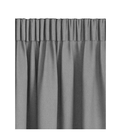 ستارة حاجبة للضوء ARA - مقاس 1×140×300، نسيج كرودروي رمادي