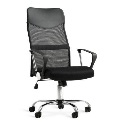 كرسي مكتب BILLUM - نسيج شبكي أسود