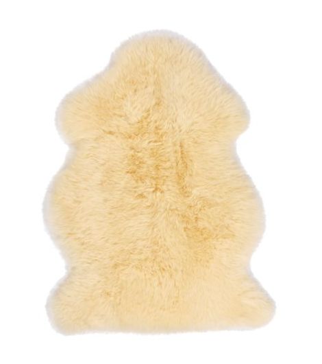 سجادة KEJSERLIND من فرو الحملان - مقاس 50×85 - أبيض كريمي