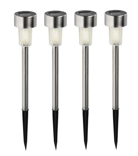 Solar lamp ALK Ø6xH37cm 4pcs/pk