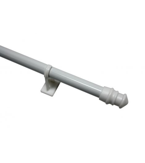 قضيب للستائر الشبكية مقاس 75-135cm لون أبيض