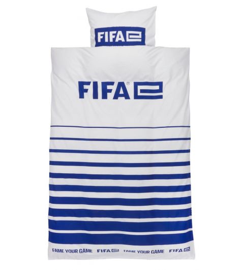 Duvet cover set FIFA 140x200 white/blue