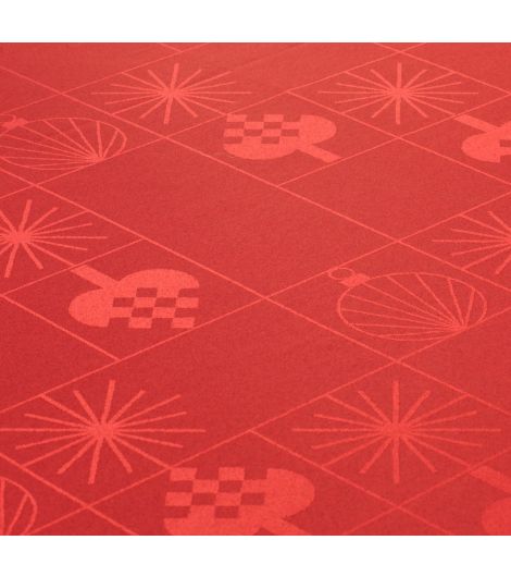 مفرش طاولة أحمر 140*320 سم