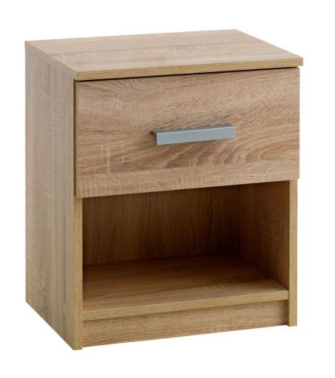 Bedside table TAPDRUP 1 drawer oak