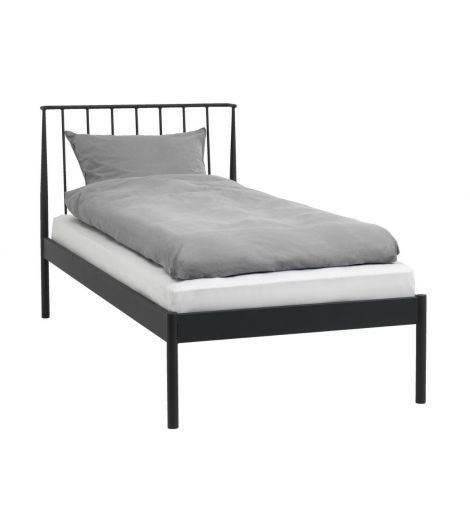 Bed frame ABILDRO 90x200 black