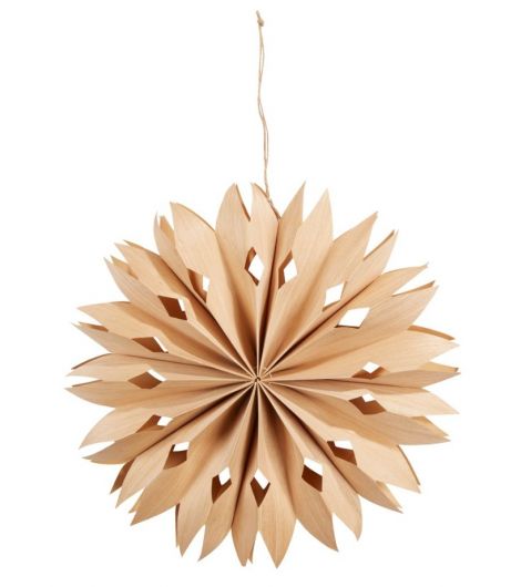 نجوم ورقية للكريسمس بني