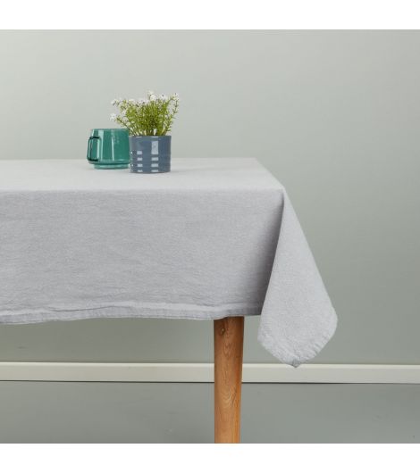 منديل طاولة رمادي فاتح 140*240 سم