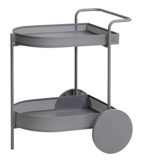 عربة رمادي داكن