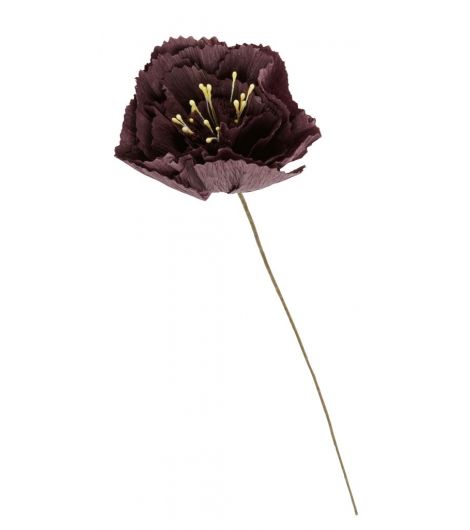 ورد صناعي بنفسجي ارتفاع 40 سم