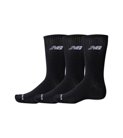 NEW BALANCE EVERYDAY LIGHTWEIGHT CREW 3 PACK SOCKS