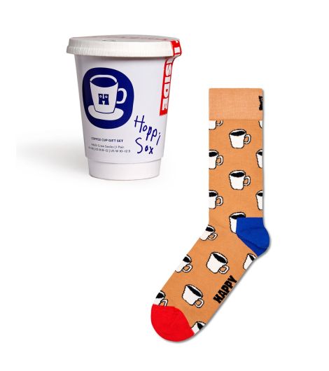 HAPPY SOCKS UNISEX 1-PACK COFFEE CUP GIFT SET