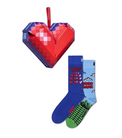 HAPPY SOCKS UNISEX 2-PACK GOOD GAME SOCKS GIFT SET