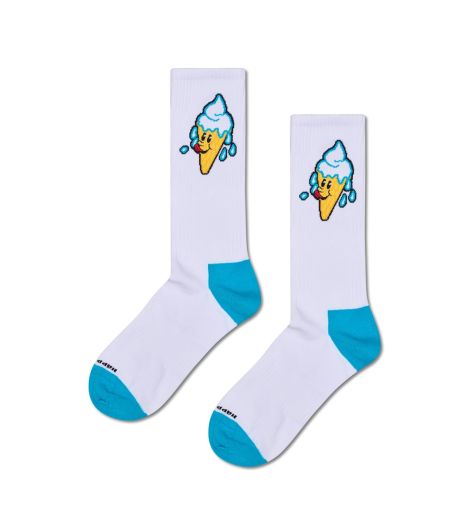 HAPPY SOCKS UNISEX ICE CREAM SNEAKER SOCK