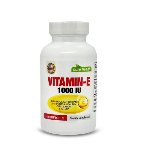 Pure Health Vitamin E 1000Mg 60's