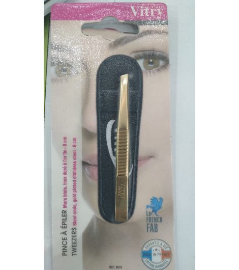 Vitry Gold Tweezer Slant 401