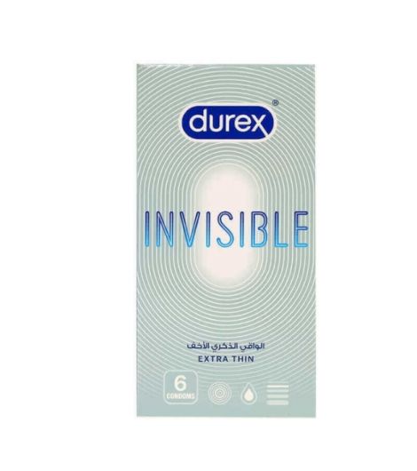 Durex Invisible Condoms 6's